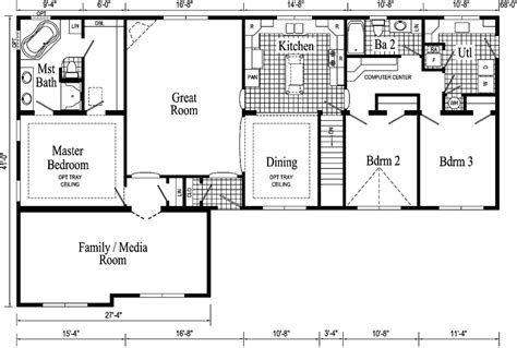 Ranch Houses Floor Plans Home Plan House Plans 71185