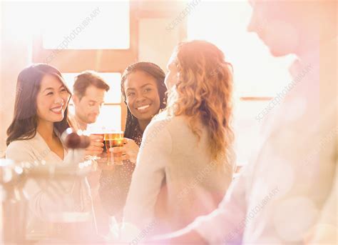 Women Friends Toasting Beer Glasses Stock Image F0185941 Science