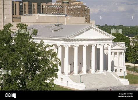 Aerial View Of The 2007 Restored Va State Capitol Designed By Thomas