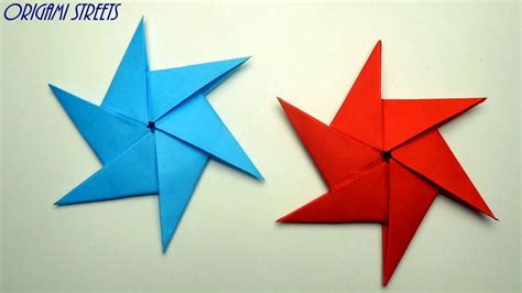 Comment faire un Shuriken en papier. Un shuriken en origami. | Сюрикен
