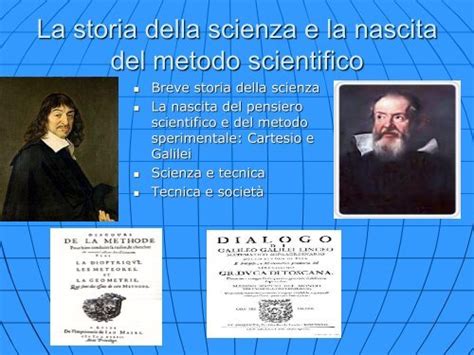 La Storia Della Scienza E La Nascita Del Metodo Scientifico Prof Storti