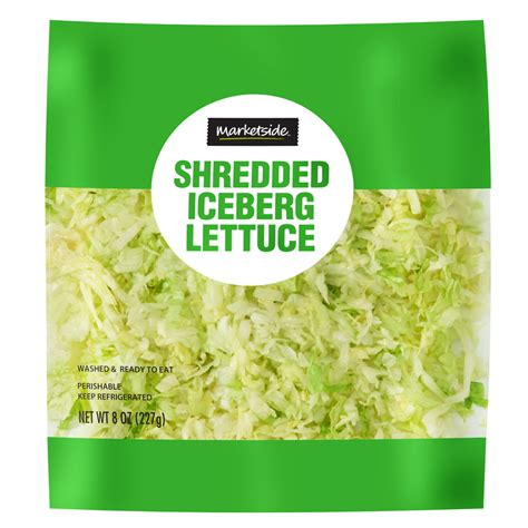 Marketside Shredded Iceberg Lettuce 8 Oz