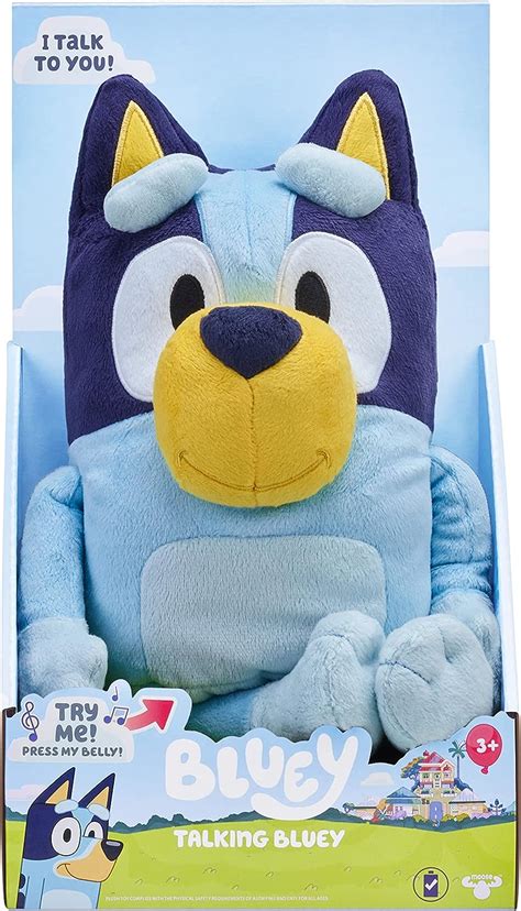 Bluey Large 30cm Talking Sounds Plush Official Collectable Character Cuddly Jumbo Soft Toy