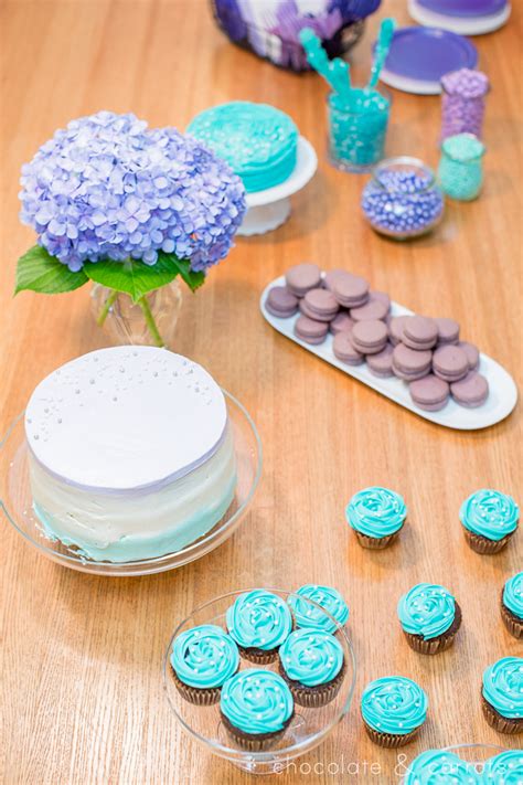 If you can't make something decorative entirely out of diapers for a baby shower then when else can you? Teal & Purple Baby Shower | chocolate & carrots