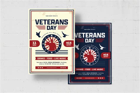 Veterans Day Flyer Template Brandpacks