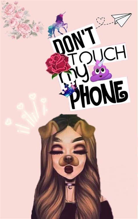 Wallpaper dont touch my phone without my permission. Pin by Aliaka on wallpeapers | Dont touch my phone wallpapers, Cute wallpapers, Wallpaper iphone ...