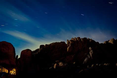 Joshua Tree Tents And Star Trails