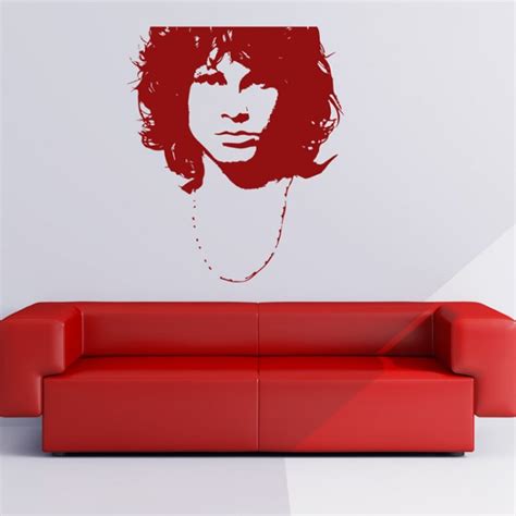 Jim Morrison Wall Sticker Music The Doors Wall Decal Icon Celebrity