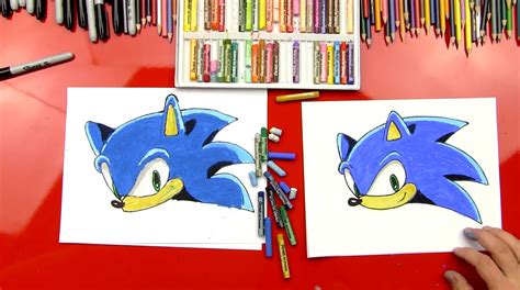 Como Dibujar Sonic Vs Knuckles The Hedgehog Como Desenhar Sonic The