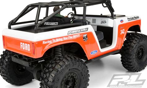 Pro Line 1966 Ford Bronco Body For The Scx10 Deadbolt Rc Car Action