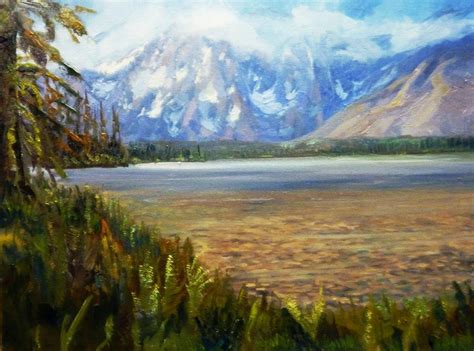 Situk Lake Yakutat Alaska Painting By Tom Siebert Fine Art America