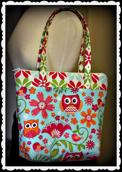Free Pattern For Large Zippered Tote Bag
