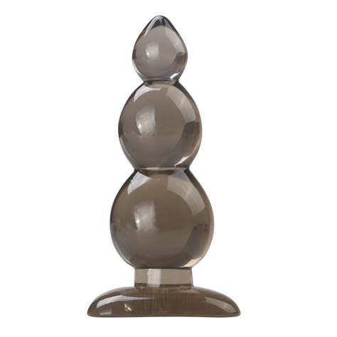 wholesale rubber anal plug single double triple beads vase shaped butt plug adult sex toy