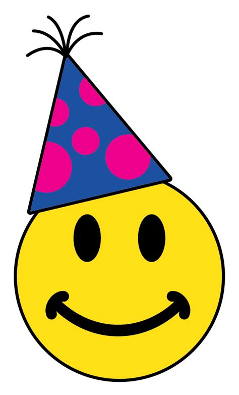Happy Birthday Smiley Face Clip Art Clipart Best