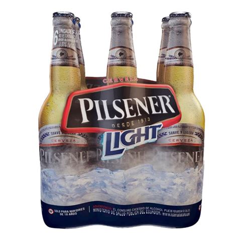 Pack X 6 Uni Pilsener Cerveza Lata 355 Ml Cu