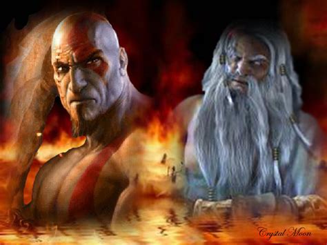 Kratos Vs Zeus By Cryatalmoon789 On Deviantart