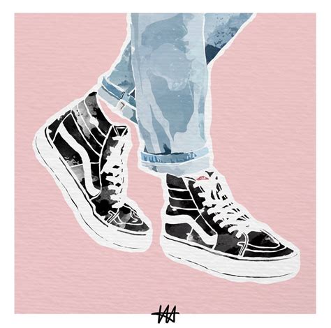 Your Weekly Art Fix By Lena Hrnt Shoe Art Sneakers Vans Girls