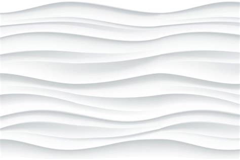 White Waves Print A Wallpaper