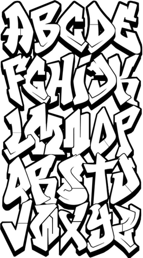 Graffiti Letters Az Alphabet Draw Step 3d Styles Free Letter Free