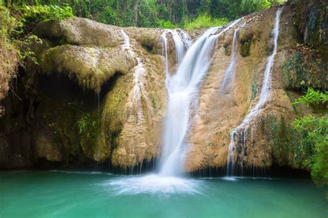 Blue Stream Waterfall Stock Image Image Of Cataract 30984913