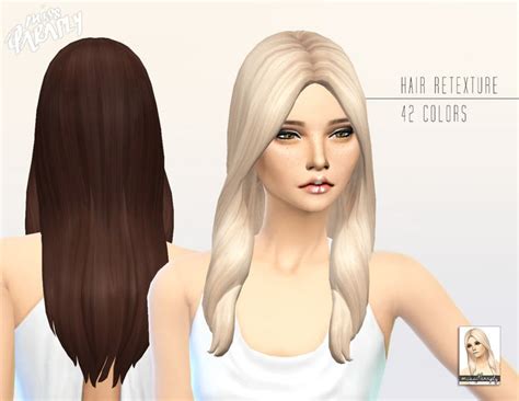 Sims 4 Hairs Miss Paraply Kiara 24 Oblivion Hairstyle Retextured