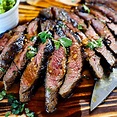 Flank Steak Marinade Recipe (To Sear, Grill, OR Broil Finish) | Sip Bite Go