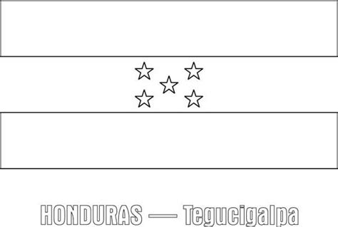 Honduras Nation Flag Coloring Page Download And Print Online Coloring