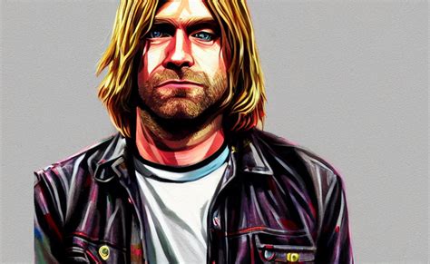 Prompthunt Kurt Cobain In Gta V Covert Art Painted By Stephen Bliss