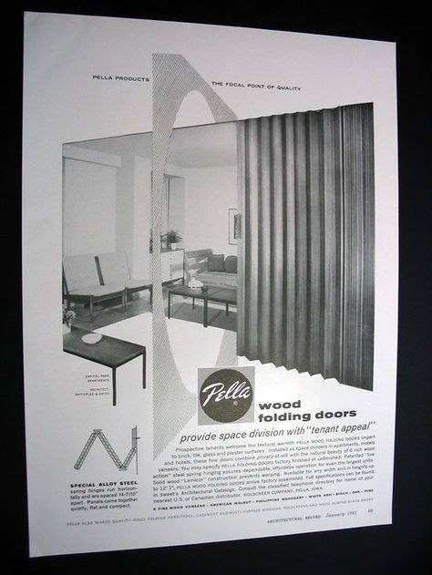 Image Result For Pella Wood Folding Accordion Door Vintage Pella