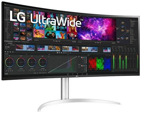 LG 40WP95X W Ultrawide IPS HDR Curved Monitor 39 7 5120x2160 με Χρόνο