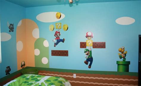 We Recently Painted Ajs Room With A Super Mario Bros Theme Be Sure To