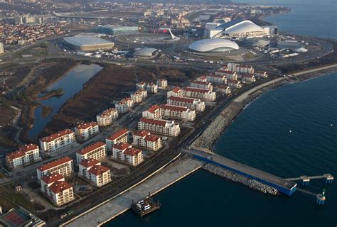 Before And After  Of The Sochi Olympic Park Shows Nothing Was There