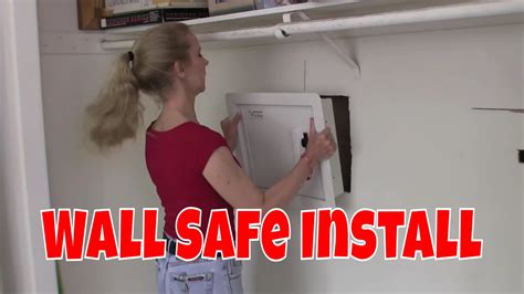 How To Install A Wall Safe Youtube