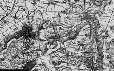 Historic Ordnance Survey Map Of Denton 1899 Francis Frith