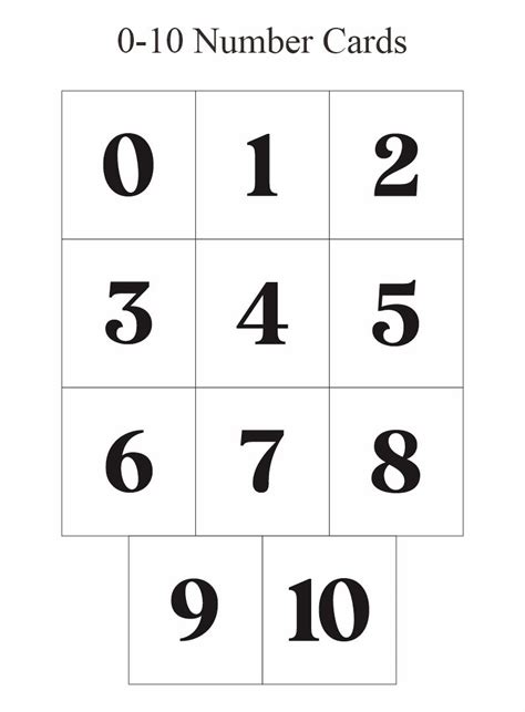 7 Best Images Of Printable Numbers Printable Number