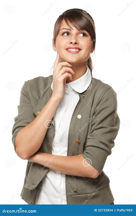 Female With Folded Hands Stock Photo Image Of Alone 22732834