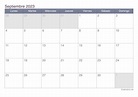 Calendario septiembre 2023 para imprimir - iCalendario.net