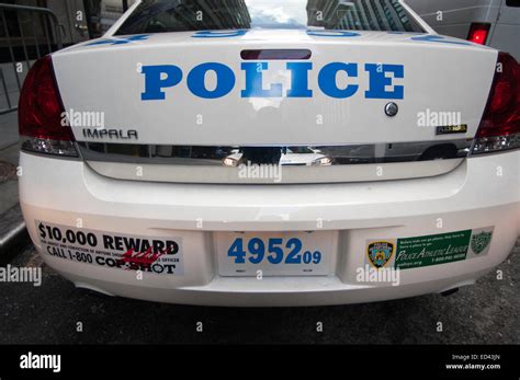 Sticker On Police Car On Hi Res Stock Photography And Images Alamy