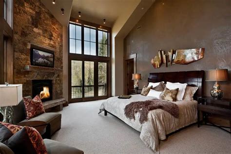 33 Warm And Cozy Master Bedrooms With Fireplaces Photo Gallery Home
