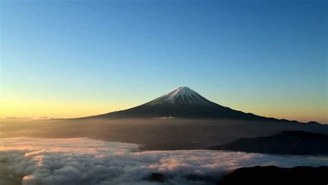 Landscape With Clouds And Mount Fuji Japan Image Free Stock Photo