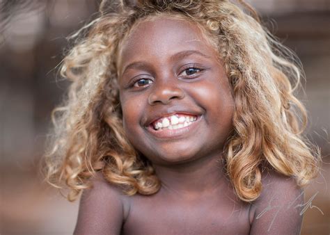 The Story Of The World’s Only Black Blondes Who Are The Melanesians Black And Blonde