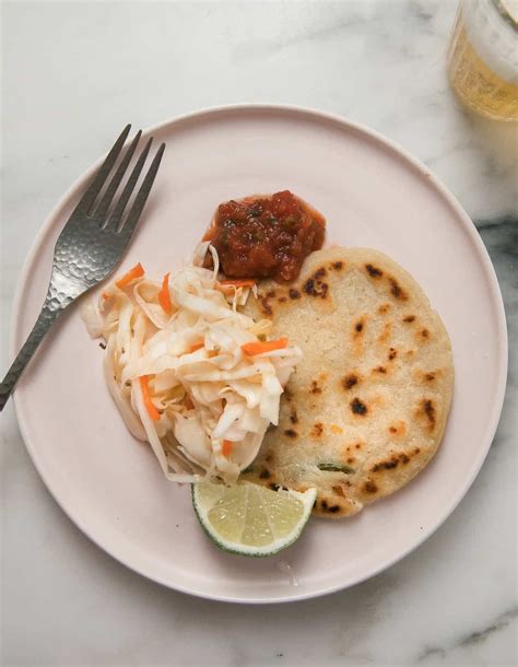 pupusas with curtido recipe pupusa recipe meat dinners food