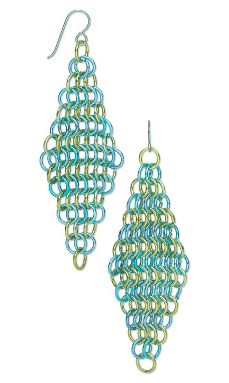 Jewelry Design Earrings With Chainmaille Fire Mountain Gems And Beads