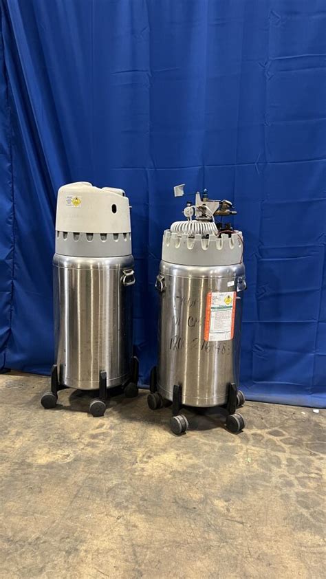 Various Nitrogen And Helium Dewars Auction