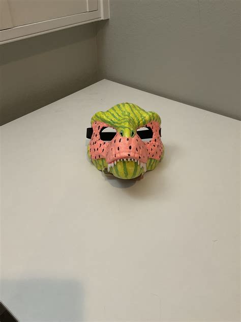 Watermelon Themed T Rex Dinosaur Mask Costume Mask Etsy