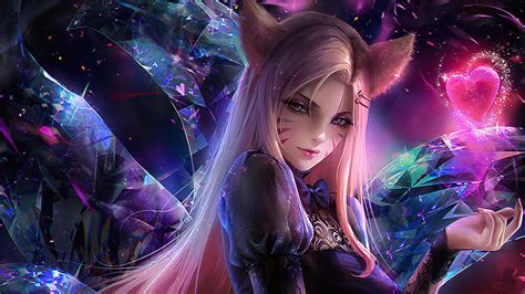 392759 Ahri Kda The Baddest Lol League Of Legends Game Art 4k