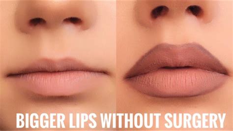 How To Make Lips Bigger Without Surgery Or Makeup