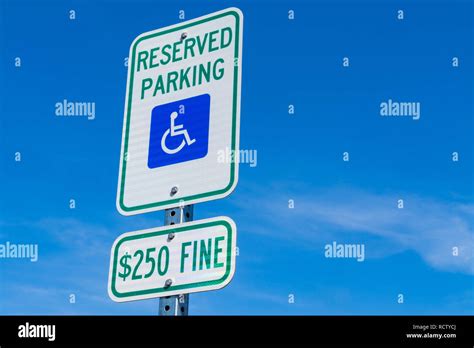Pole Sign Disabled Parking Sign Hi Res Stock Photography And Images Alamy
