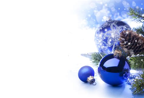 Blue Christmas Balls Wallpapers High Quality Download Free