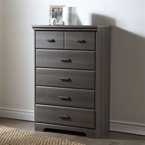 Gray Maple Dresser Drawers Bedroom Adult Or Childrens Room Bedroom